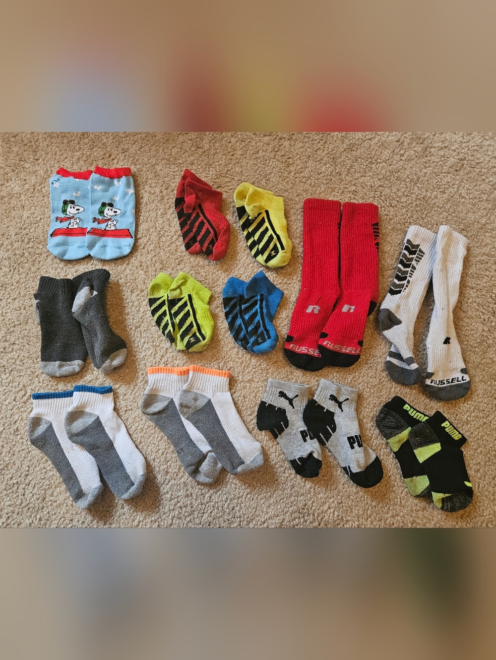 Boys Socks Size 6-8